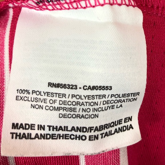 Nike Dri Fit Pink Striped Polo Sz M - Picture 8 of 9